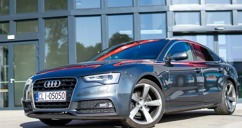 Audi A5 cena 66900 przebieg: 186816, rok produkcji 2013 z Lublin małe 781
